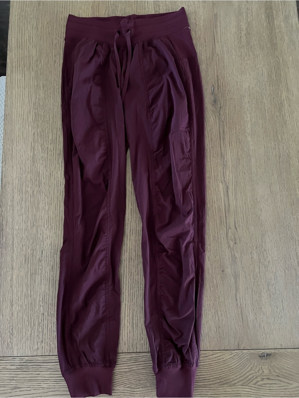 Lululemon Dance Studio mid rise Jogger Pants; Garnet